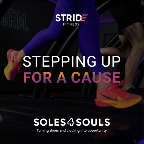 STRIDE Fitness is partnering with Soles4Souls this November to provide shoes and more to those experiencing homelessness this holiday season. (Photo: Business Wire)