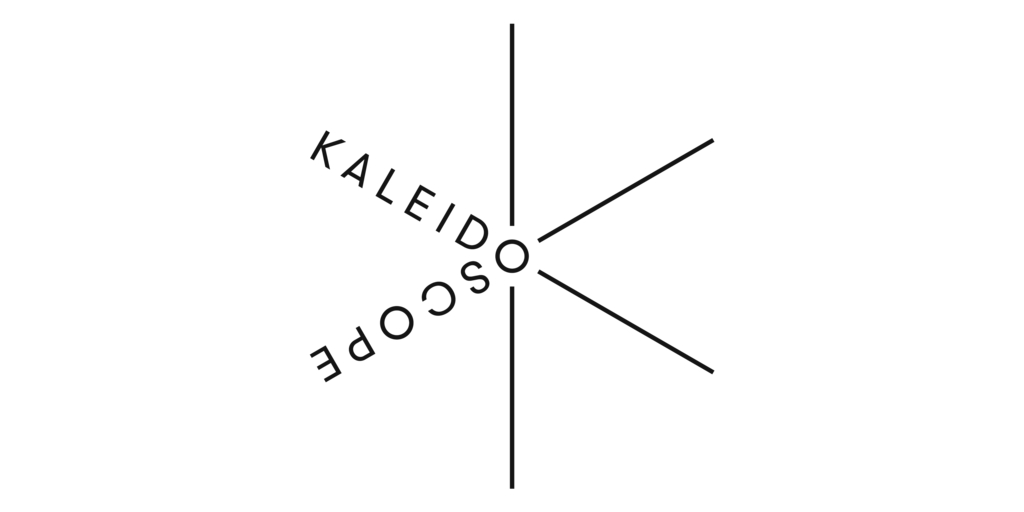 kaleidoscope logo black no background