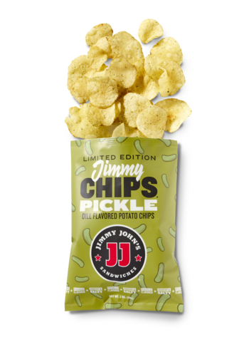 The Limited-Edition Pickle Jimmy Chips® (Photo: Business Wire)