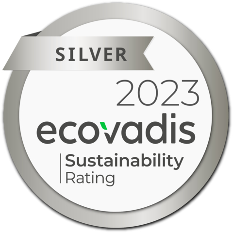 Hexion Inc. announced today that EcoVadis, a global sustainability ratings provider, awarded Hexion silver-medal status for its sustainability commitment and results. The award recognizes companies that have demonstrated outstanding sustainability performance, and a Silver Medal places Hexion in the 89th percentile of all rated companies. (Graphic: Business Wire)