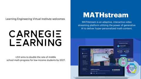 Carnegie Learning’s game-based MATHstream program customizes avatars using generative AI to increase students’ motivation and engagement. It's a 1:1 learning experience from streamer to student, and the generative AI adaptable, digital tutor meets the students where they are in their learning journey with personalized instruction. (Graphic: Business Wire)