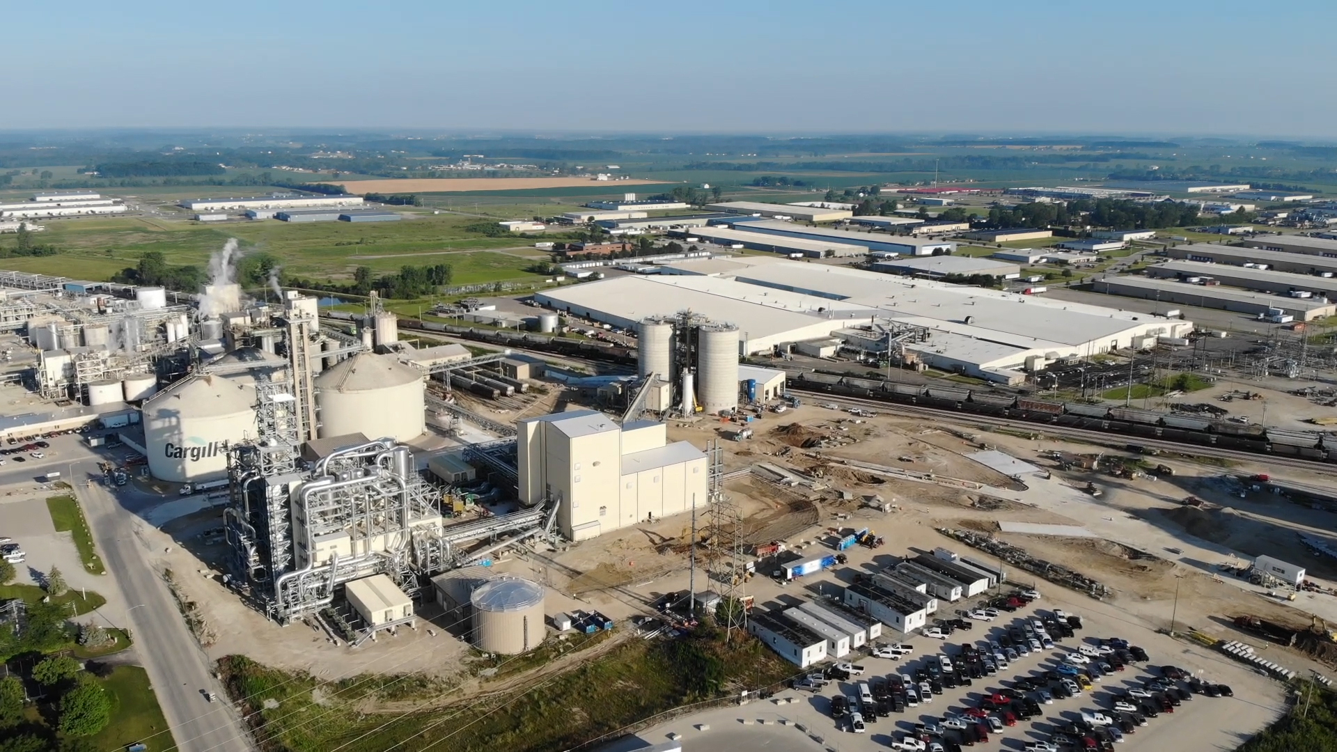 Cargill's newly expanded soybean processing plant in Sidney, Ohio helps meets increased demand for soy products