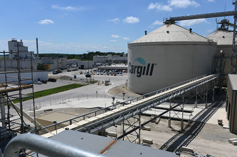 Cargill's newly expanded soybean processing plant in Sidney, Ohio (Photo: Business Wire)