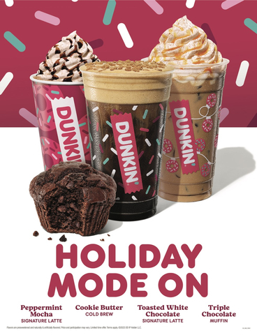 Dunkin' Holiday Menu (Graphic: Business Wire)