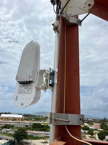 Taara Installation at Anguilla Tower (Photo: Business Wire)