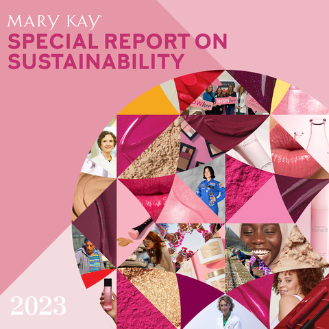 Mary Kay details its unwavering commitment to enriching lives and ensuring a sustainable future for all in its latest report. (Asset Source: Mary Kay Inc.)