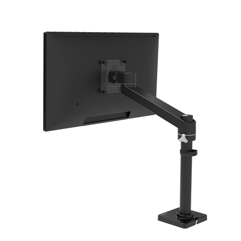 Ergotron NX Monitor Arm features a simple and sleek design, clean cable routing, two color options, and a low-profile swing-arm design for tilt, pan and portrait-landscape rotation. (Photo: Business Wire)