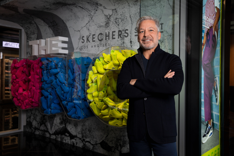 Skechers president Michael Greenberg named Person of the Year at the 2023 FN Achievement Awards. (Photo: Business Wire)