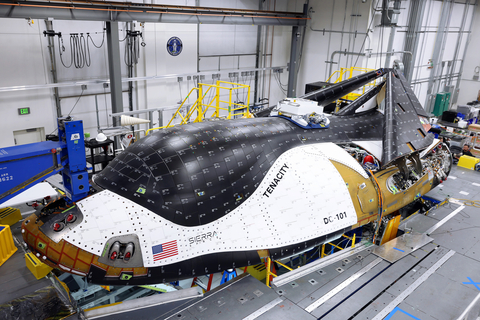Sierra Space announces the completion of Tenacity, the first vehicle in its fleet of Dream Chaser spaceplanes. (PHOTO: Sierra Space)