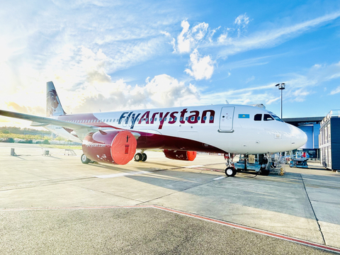 Airbus A320neo Aircraft on Long-Term Lease from Aviation Capital Group to FlyArystan. (Photo: Business Wire)
