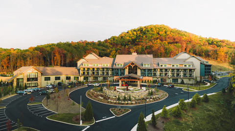 Dollywood's HeartSong Lodge & Resort, the theme park company's second resort property, now is open in Pigeon Forge, Tennessee. (Photo: Business Wire)