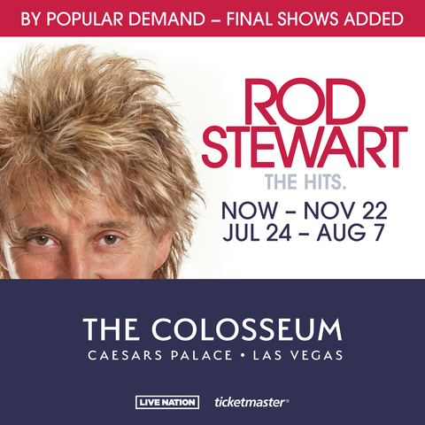 Sir Rod Stewart Announces Final Shows of His Critically Acclaimed 13-Year Las Vegas Residency (Graphic: Business Wire)