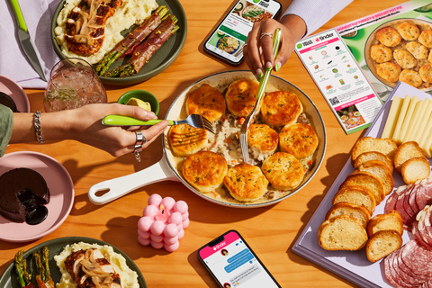 HelloFresh and Tinder's Date Night Delights recipe series. (Photo: Business Wire)