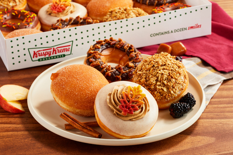 Krispy Kreme brings iconic flavors of the season to a new collection, available beginning Nov. 6 (Photo: Business Wire)