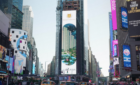 thumbnail The advertising video of “Royal Park City” was displayed on Time Square, New York from October 23, 2023 (Photo: DK ASIA)