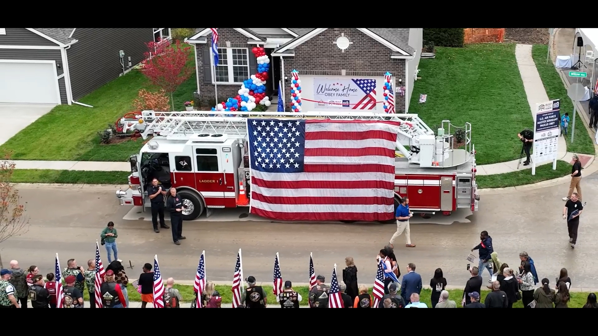 Home Dedication Ceremony for U.S. Air Force Master Sergeant Paulus Obey in Detroit, Michigan