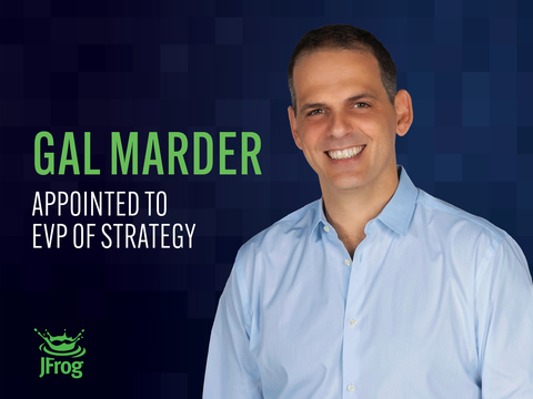 JFrog's veteran technology and business leader, Gal Marder, has been appointed as new EVP of Strategy for the company. (Photo: Business Wire)