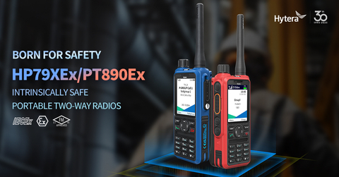 Hytera Latest Intrinsically Safe Two-way Radios HP79XEx & PT890Ex (Graphic: Business Wire)