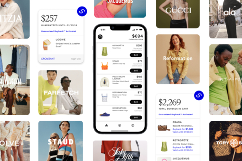 original Croissant launches Google Chrome extension, now providing shoppers with Guaranteed Buybacks™ on leading fashion sites. (Graphic: Croissant)