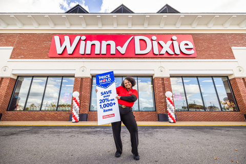 thumbnail Winn-Dixie's new “Price Hold” program lowers prices on more than 1,000 commonly shopped items to help customers stretch their grocery budget more than ever before, saving over 20% on average when shopping items marked in blue Price Hold signage throughout stores. (Photo: Business Wire)