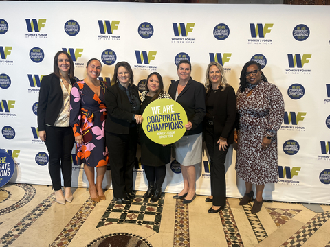 American Water was recognized as Corporate Champions by the Women’s Forum of New York.