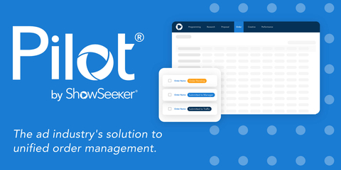 ShowSeeker's Pilot® platform, now fully implemented by Spectrum Reach, propels the ad sales industry with automated workflows and cloud-based order management. (Graphic: Business Wire)