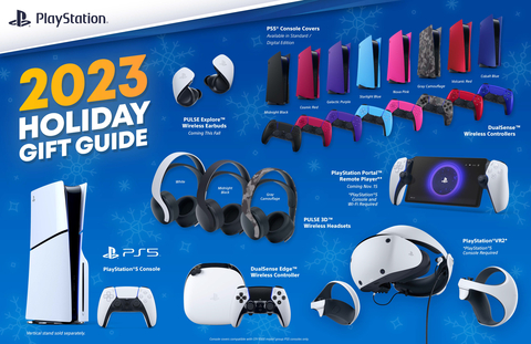 2023 PlayStation Holiday Gift Guide - Hardware (Graphic: Business Wire)
