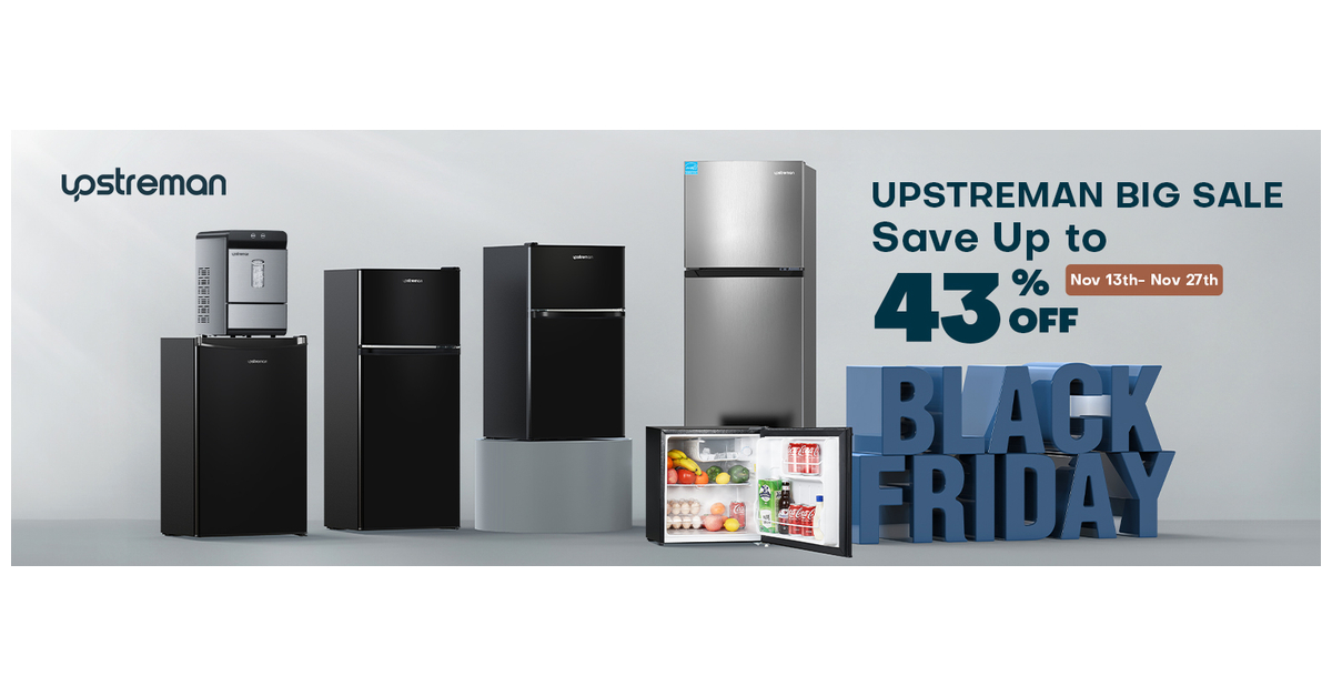 Upstreman is offering Mini Fridges with Up to 43 OFF during Black