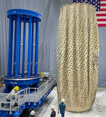 Sierra Space's inflatable, expandable space station hardware is in development and testing at NASA Marshall Space Flight Center in Huntsville, Ala. (PHOTO: Sierra Space)