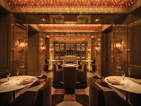 Champagne & Caviar Bar at RH Guesthouse New York (Photo: Business Wire)