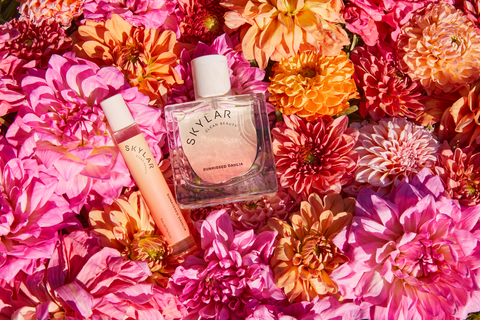 original New Sunkissed Dahlia is a romantic, warm floral scent with subtle fruity undertones. Available now at skylar.com and sephora.com. (Photo: Business Wire)