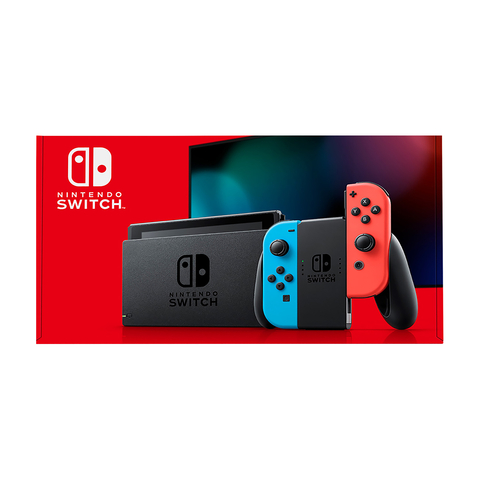 thumbnail Nintendo Switch with Neon Blue and Neon Red Joy-Con (Photo: Business Wire)