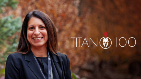 original DeVry University’s President and CEO, Elise Awwad, has been named as a 2024 Chicago Titan 100 by Titan CEO. (Photo: Business Wire)