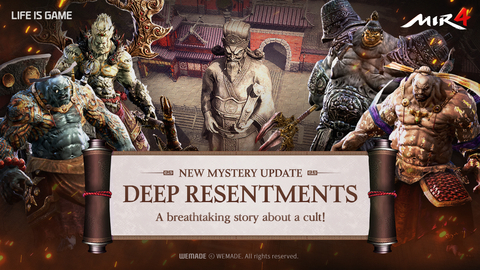 MIR4 met à jour la nouvelle chaîne de quêtes du New Mystery « Deep Resentments » le 14 novembre (Illustration : Wemade)