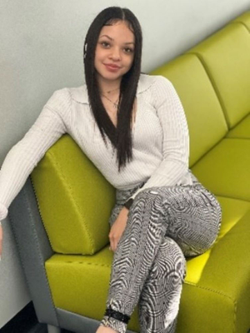 Neveah Rogan, from Warren, Michigan, is also a Criminal Justice major, starting her first year at Wayne State University. (Photo: Business Wire)
