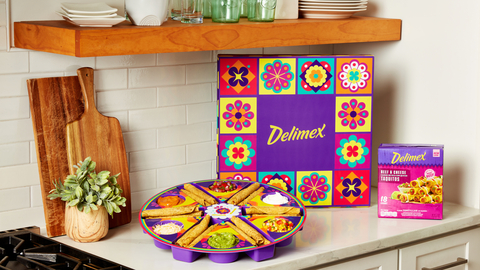 DELIMEX Creates First-of-its-Kind Platter to Solve Common Fan Frustrations (Photo: Business Wire)