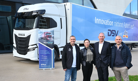 IVECO, Plus, dm-drogerie markt and DSV launch automated trucking pilot in Germany (Photo: Business Wire)