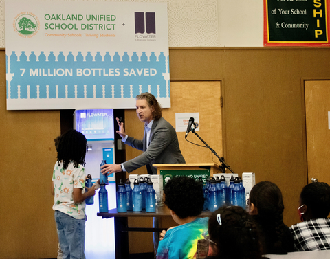 Campus Water Stations Save 400,000 Plastic Bottles