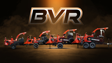 Morbark's new BVR brush chipper lineup includes BVR 10, BVR 13, BVR 16 and BVR 19. (Photo: Business Wire)