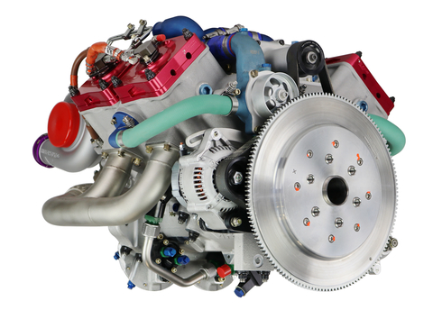 Variants of DeltaHawk’s revolutionary FAA-certified piston-engine for general aviation aircraft are being developed for use in hydrogen-powered aviation, commercial road vehicle and military mobility applications. Simulations and computer-based testing is underway now at the company’s factory in Racine, Wisconsin. (Photo: Business Wire)