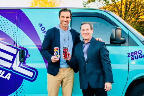 New G FUEL CEO, Bryan Crowley (left) with G FUEL Founder, Clifford Morgan. (Photo: Business Wire)