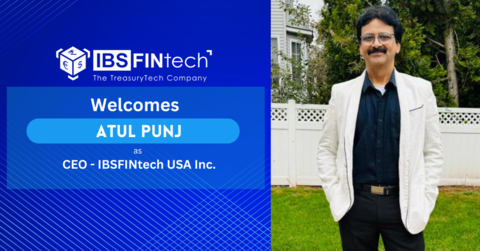 IBSFINtech welcomes Atul Punj to IBSFINtech USA (Graphic: Business Wire)