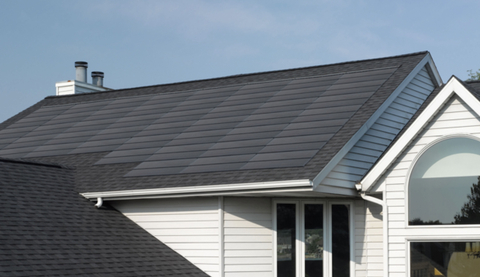 The Solstice® Solar Shingle System combines solar energy production into a low-profile roofing system that provides a sleek, beautiful, uniform appearance integrating seamlessly with asphalt shingles. (Photo: Business Wire)
