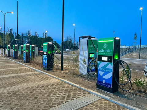 Atlante has chosen Wallbox as a preferred partner for the installation of their fast charging network due to its production capacity and global leadership in the manufacturing of superfast chargers for EV. (Photo: Business Wire)