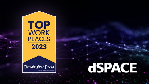 dSPACE Awarded Top Workplace in the State of Michigan (Photo: Business Wire)