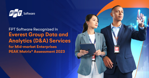 FPT Software Recognized in Everest Group Data and Analytics (D&A) Services for Mid-market Enterprises PEAK Matrix® Assessment 2023