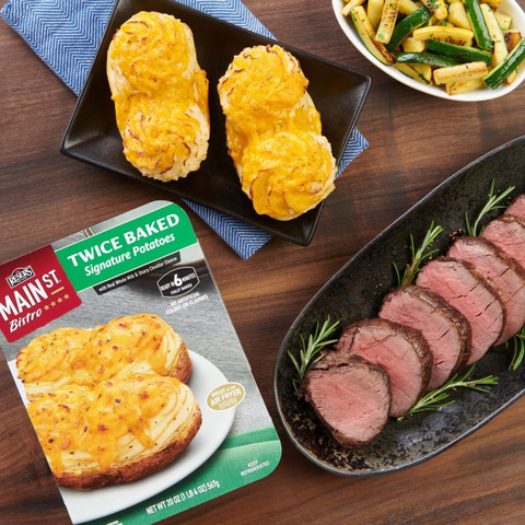thumbnail Dinner is served! Classic Roast Beef and Twice Baked Potatoes (Photo: Business Wire)