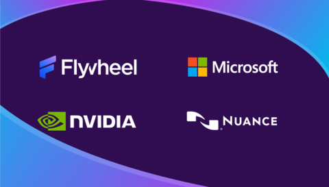 Flywheel announces the launch of its SaaS data management solution on Microsoft Azure, integrated with NVIDIA MONAI. Flywheel users will also be able to utilize radiology reports with mPower Clinical Analytics by Nuance, a Microsoft company. (Graphic: Flywheel)