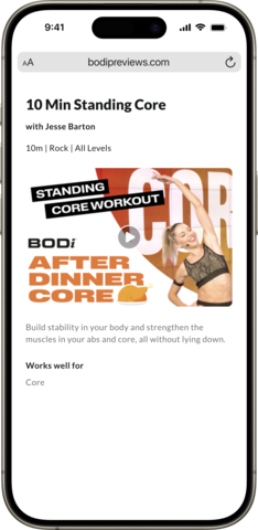 BODi helps end after-dinner suffering this Thanksgiving with free access to 10-minute digestion workout. (Photo: Business Wire)