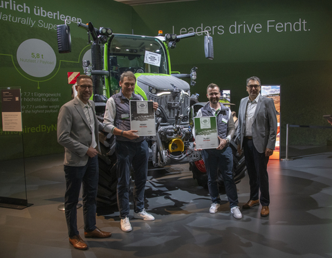 Farm Machine 2024 Mid-range tractors: Fendt 600 Vario and Farm Machine 2024 Audience Choice Award: Fendt 600 Vario (Photo: Business Wire)